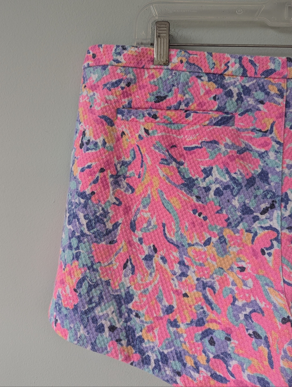 Lilly Pulitzer Women's Adie Colorful Textured Casual Shorts - Picture 9 of 9